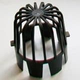 Soil Pipe 4in / 110mm Balloon Leaf Guard - Black - 54000430