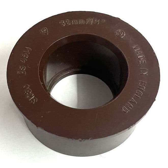 Solvent Weld Boss Adapter 32mm - 1.1/4 - Brown - 44SW1080