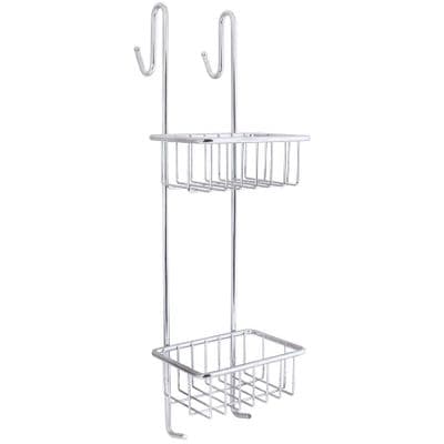 Stainless Double Shower Wire Basket Caddy - 01097020