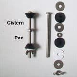 Stainless Steel Close Coupled Through Cistern Fixing Kit - 08000090