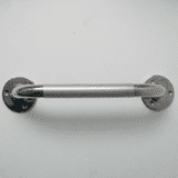 Stainless Steel Gripped / Ribbed Grab Rail Bar 600mm x 25mm - 01000046