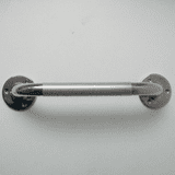 Stainless Steel Ribbed Support Grab Rail 450mm x 25mm - 01000045