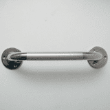 Stainless Steel Ribbed Support Grab Rail 750mm x 25mm - 01000047