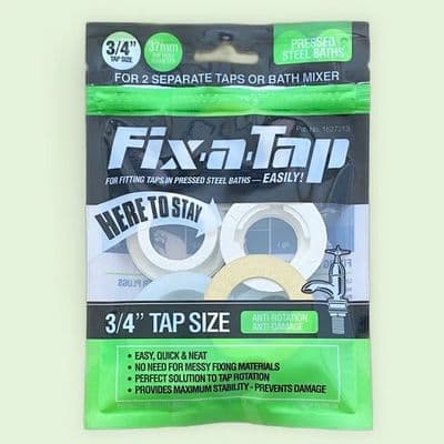 Steel Bath Round / Square Tap Hole Fixing Kit