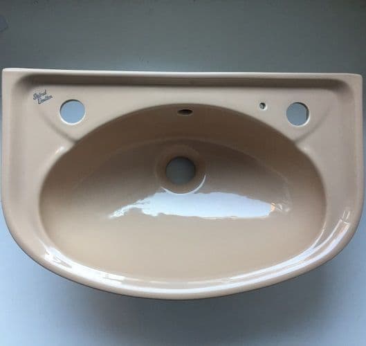 Stelrad Doulton / Allia Wall Hung Basin 2 Tap Hole - Whiskey