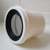 Straight Pan Connector with Solvent Weld Spigot - 47DPV428