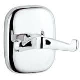 Suite Chrome Brass Double Robe Hook - 01000018