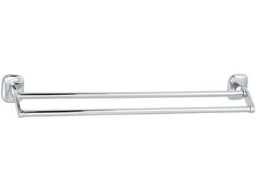 Suite Long Chrome Towel Rail Double Bar 60cm - 01000022