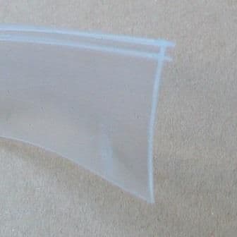 T Shape Bifold Shower Door Seal 15mm Fin 2 Metres - 06001258