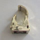 Talon Gold Effect Plastic 15mm Hinged Pipe Clip - Pack of 5 - 30000207