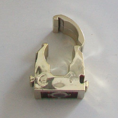 Talon Gold Effect Plastic 15mm Hinged Pipe Clip - Pack of 5 - 30000207