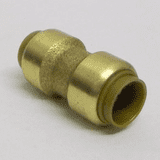 Tectite Brass 15mm Push Fit Straight Pipe Coupling - 27011500
