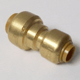 Tectite Brass Push Fit 15mm to 10mm Pipe Reducer - 27011510