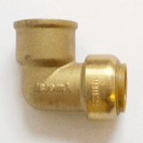 Tectite Brass Push Fit 22mm x 3/4 inch Female Iron Elbow - 27142200