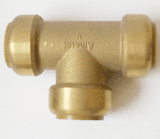 Tectite Brass Push Fit 28mm Equal Tee Fitting - 27242201