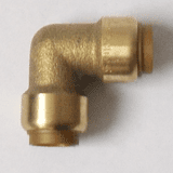 Tectite Brass Push Fit 90 Degree Elbow Bend 15mm - 27121500