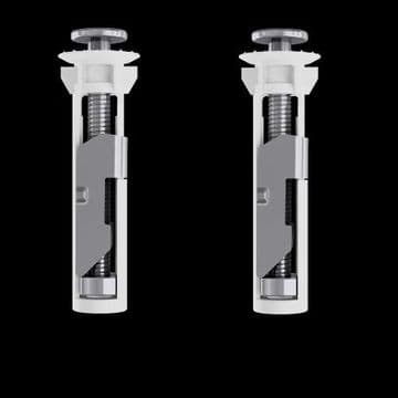 Toilet Seat Hinge Top Fix Bolt Anchor Set - 03065756