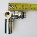 Towel Radiator Chrome Manual Corner Valves Pair - 07001411