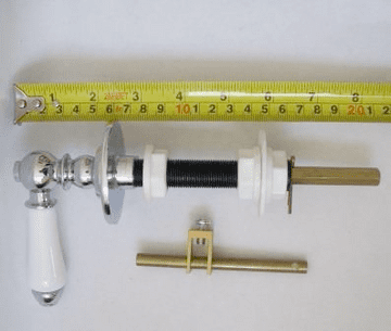 Traditional Duct White - Chrome Cistern Lever 160mm - 08000448