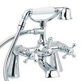 Tudor Traditional Cross Top Bath Shower Mixer Tap - 54015243