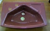 Twyfords 2 Tap Hole Basin 20in x 12in - Damask