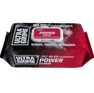 Ultragrime Power Scrub Wipes - Pack of 100 - 54015303