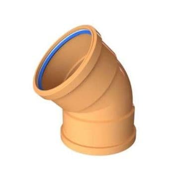 Underground 4in / 110mm Double Socket Bend 11.1/4° - 450UG407