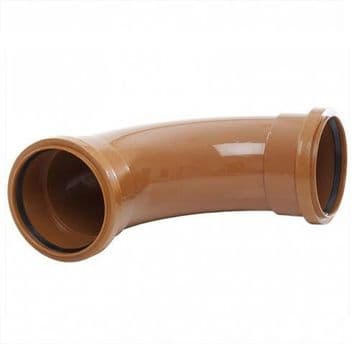Underground 4in / 110mm Long Radius Bend Double Socket - 450UG411