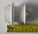 Urinal Waste White Plastic Domed 40mm 1.1/2 - 74000540