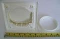 Ventilation Hooded Vent with Anti Draft Flap - White