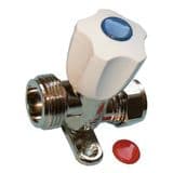 Washing Machine Inline Inlet Tap Valve with Knob - 07001900