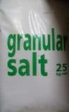 Water Softener and Dishwasher Granular Salt 25kg - 12000390