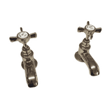 Westminster Gold Effect Cross Top Bath Pillar Taps