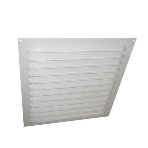 White Aluminium Heavy Duty Ventilation Grill 330mm x 410mm - 70000340