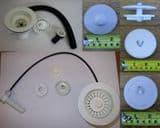 White, Black, Mocca & Ivory Sink and Bath Spares