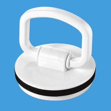 White D Ring Pull Handle Plug for Baths and Kitchen Sinks - 74000950