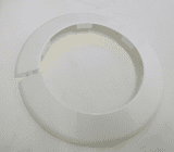 White Plastic 4 inch - 110mm Wall Flange / Pipe Collar - 30000396