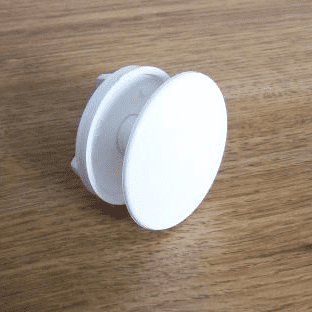 White Plastic Basin Sink Bath Tap Hole Blank Stopper - 54000771