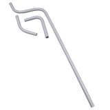 White Plastic High Level 3 Piece Cistern Flush Pipe - 08000230