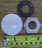 White Plastic Hole Stopper For Cisterns and Tap Holes - 54000410