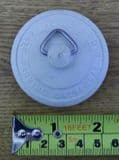 White Rubber Universal / Self Parking Basin Plug - 74000652