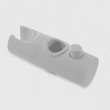 White Shower Rail Slider Holder Bracket 19mm - 50300691