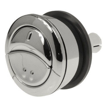 Wirquin Jollyflush Mk2 Dark Grey Dual Push Cistern Button - 08000870