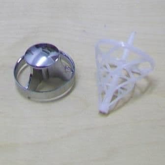 Wirquin Shower Hair Trap Insert Filter & Chrome Top - 74000705