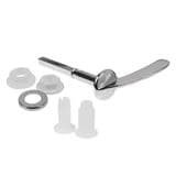 X Lever Universal Fitting Chrome Toilet Cistern Handle - 08000409