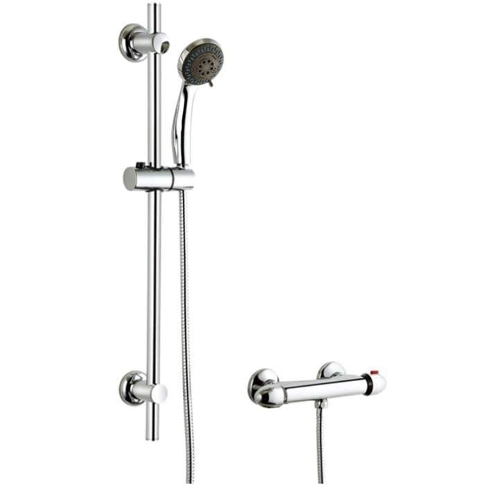 Shower Mixer Riser Xaviga Thermostatic Bar Shower Mixer & Riser Kit - 50000022