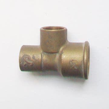 Yorkshire 15mm x 1/2 FI x 15mm Solder Ring Tee - 28291500