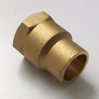 Yorkshire Brass Solder Ring 12mm x 3/8 BSP Female Iron - 28021200