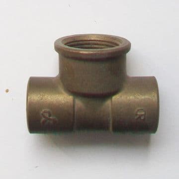 Yorkshire Solder Ring 22mm x 22mm x 3/4 inch FI Branch Tee - 28302200