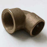 Yorkshire Soldered 28mm x 1 inch Female Iron Elbow - 28142800